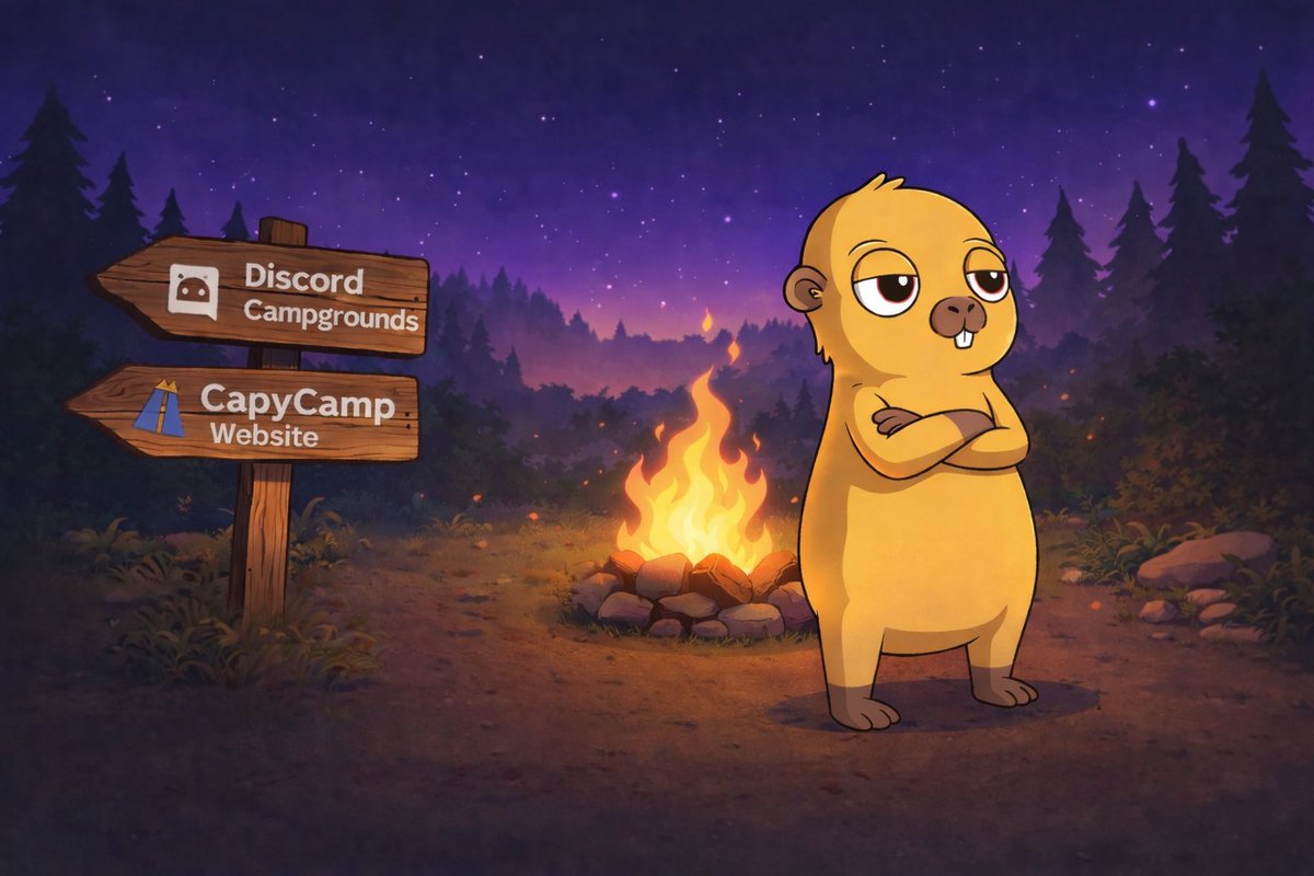 Camp Ranger Update 🏕️

Scouts… while we wait for the big reveal, the Camp Rangers are busy behind the scenes.

🛠 Updating the CapyCamp website
🎒 Getting the Discord campgrounds ready
🔥 Preparing a few surprises for our Scouts

Use this time to grab snacks, touch grass, and