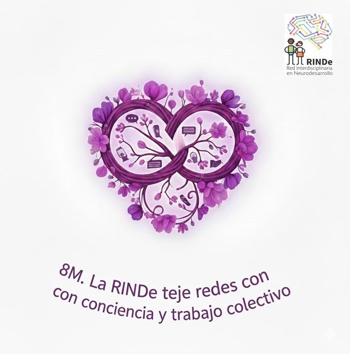 RINDe_UNAM's tweet photo. En este #8M, desde la RINDe, reafirmamos nuestra labor: 8M. La RINDe teje redes con conciencia y trabajo colectivo
Entendemos el neurodesarrollo como un proceso que requiere ciencia, comunidad y, ante todo, ternura. ¡Seguimos avanzando juntas! 💜🧠
#8M2026 #Neurodesarrollo #RINDe https://t.co/Q1yaySnMtE
