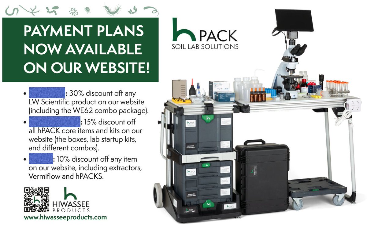 MattPowersSoil's tweet image. All-New Options!! Payment Plans for Portable Labs, #Microscopes, Supplies, &amp;amp; MORE!! Get Exclusive Access w/#Regenerative #Soil #Microscopy: regenerativesoilmicroscopy.com