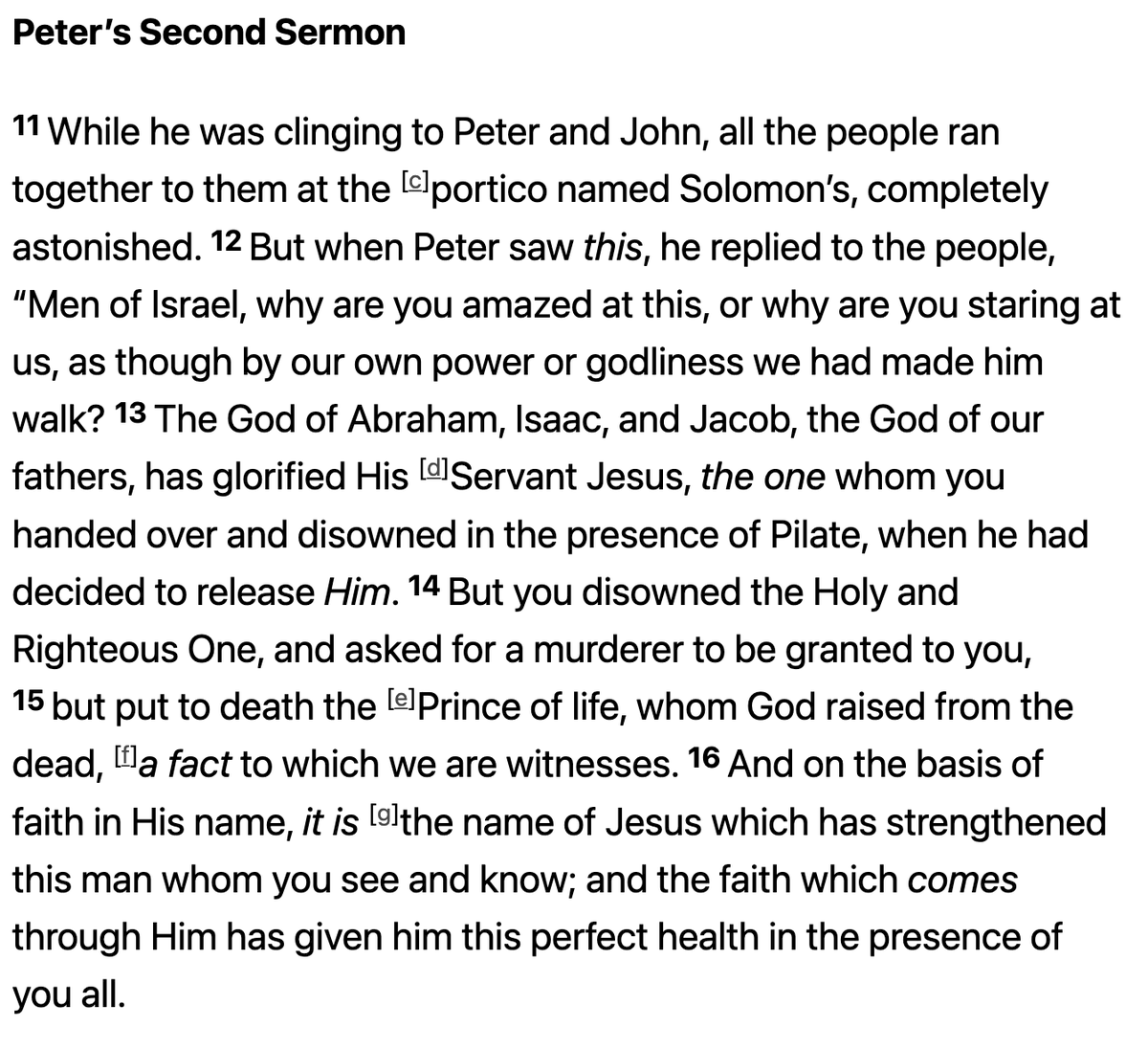 #NotesFromChurch

Jesus Surpasses Expectations - Acts 3:1-16

• Peter denied Christ 3x
• Jesus restored Peter to ministry after His resurrection
• Peter and John were close to each other
• Faith in God can far surpass our expectations and bring profound change in our lives
•