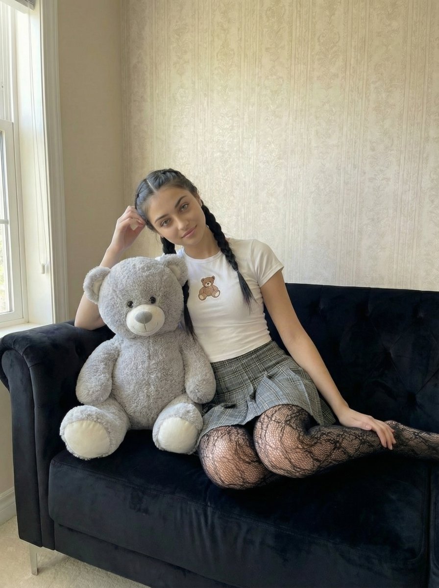 tinypolinaa's tweet photo. Me, myself, and I and the bear and the couch🧸 https://t.co/my4l4v6H1B