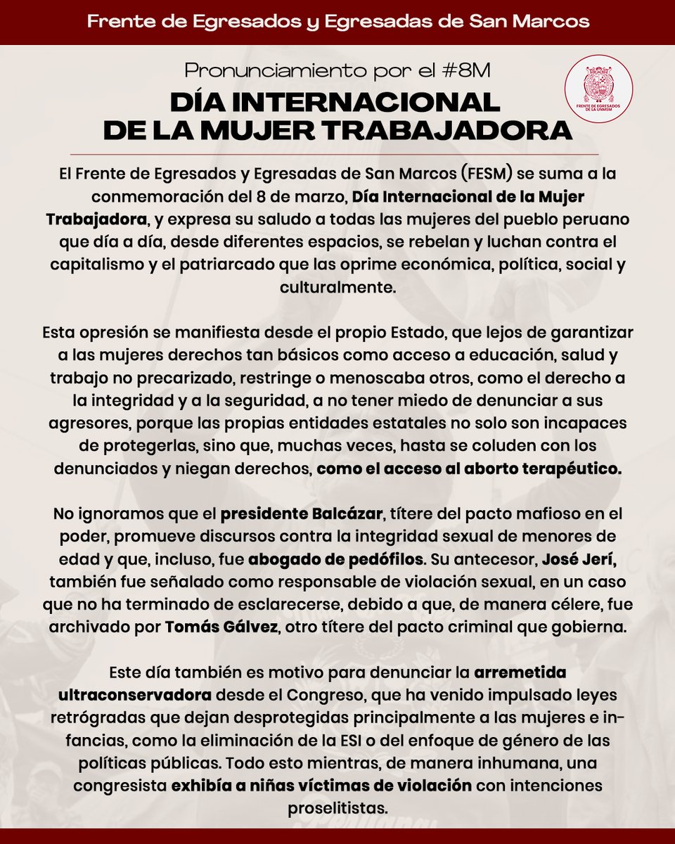 Egresados UNMSM tweet media