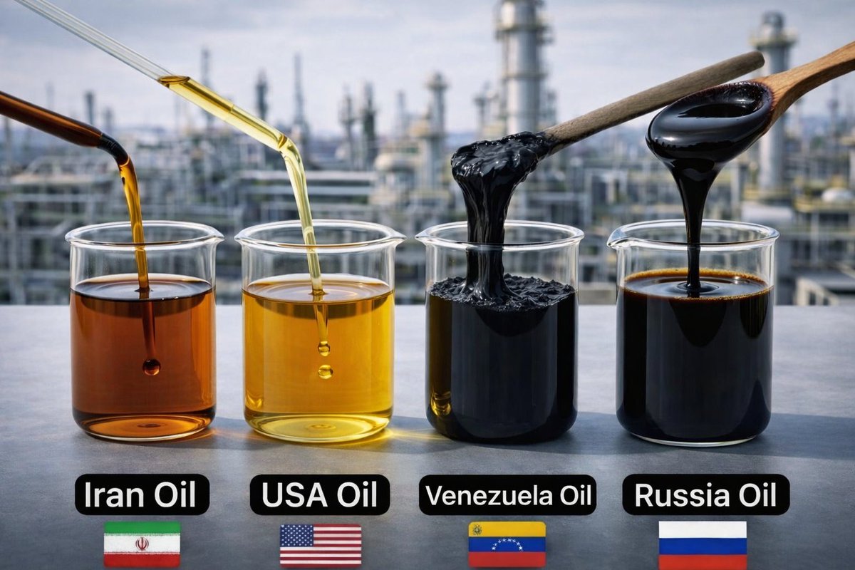 ieldhojose's tweet photo. This is why oil geopolitics is not just about how much oil a country has. The quality of crude influences refinery demand, trade flows, sanctions impact, and the strategic power countries hold in global energy markets. 🌍⛽ https://t.co/YvMAnqPx5h