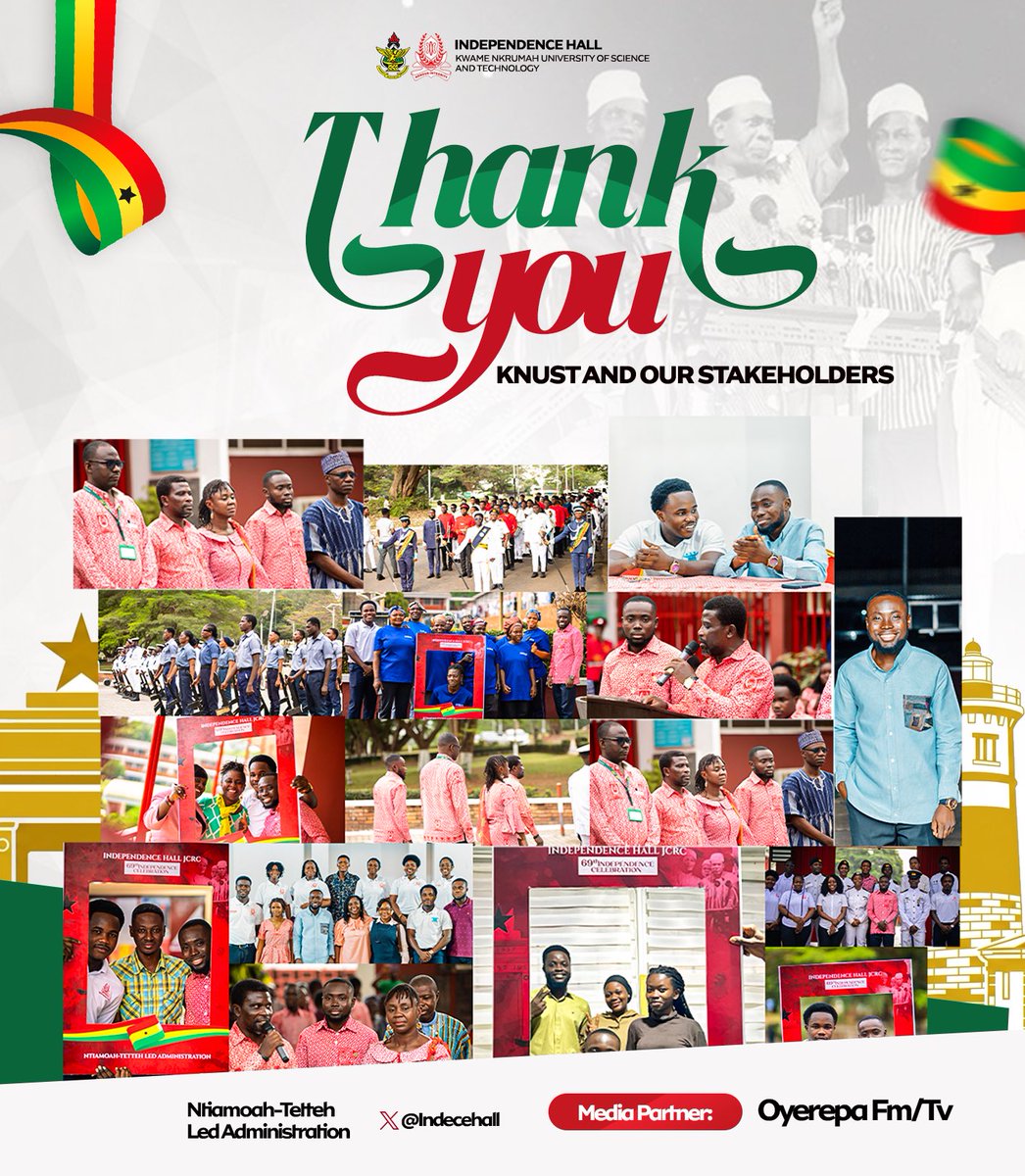 OFFICIAL INDEPENDENCE HALL KNUST tweet media