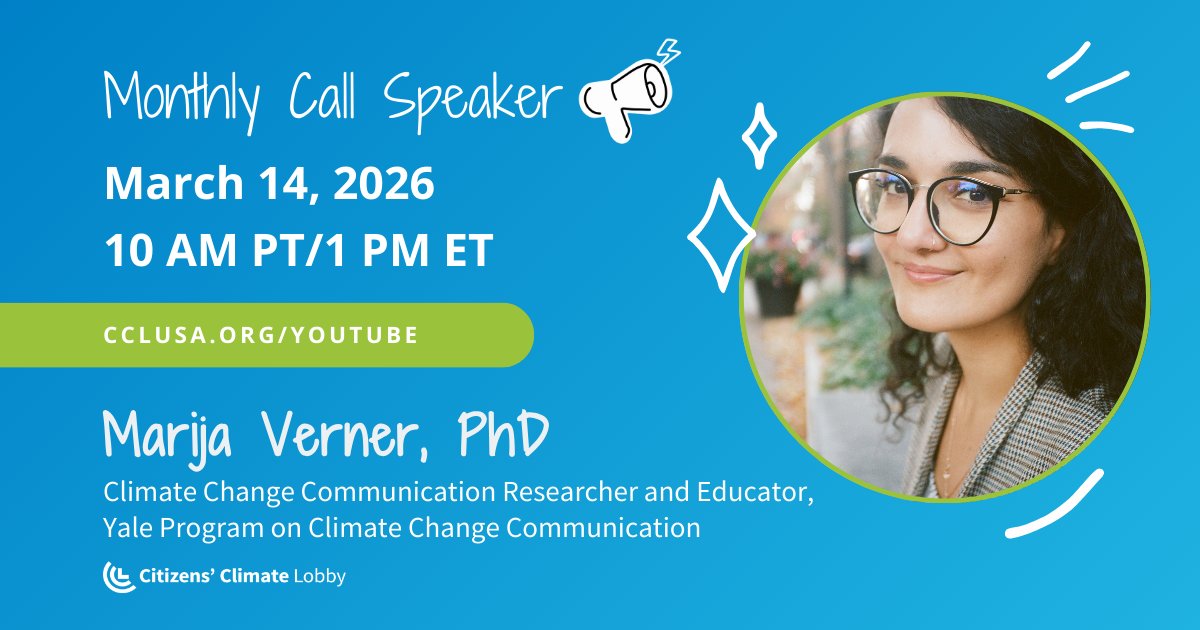 Citizens' Climate Lobby tweet media