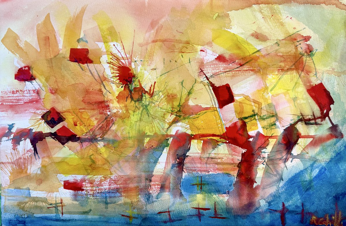 RonanCahill15's tweet image. #kunst #watercolour #abstract