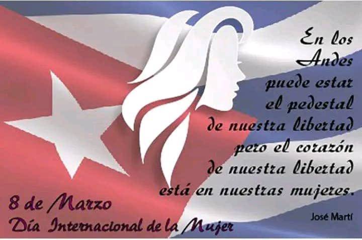 luis_llcc's tweet photo. La Mujer Cubana es sinónimo de lucha y valentia por eso este 8 de marzo sus merecidas felicitaciones por todas esas victorias cosechadas❤️
#MujeresEnRevolución https://t.co/wjcj6BLem3