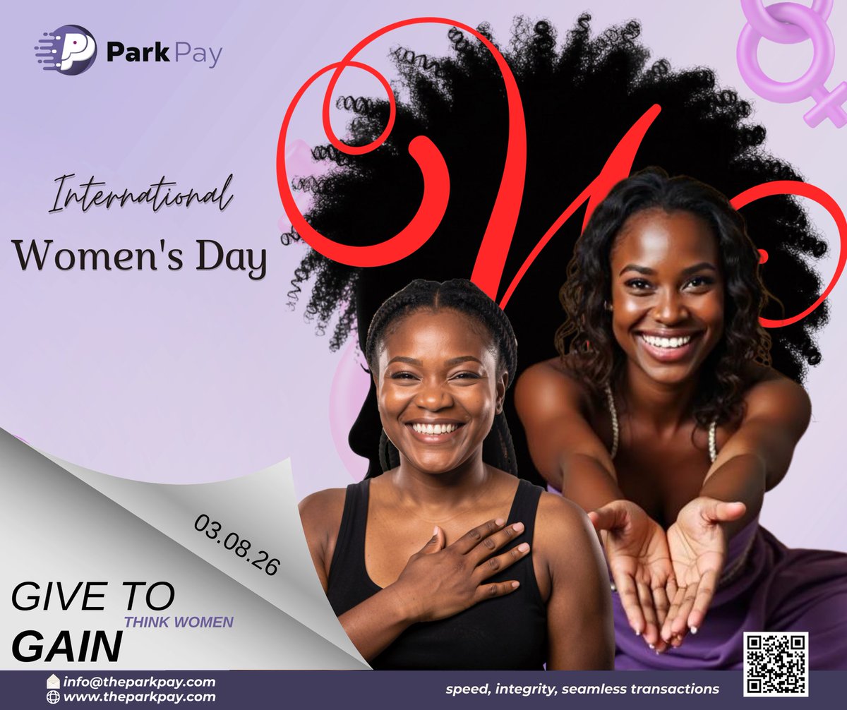 theparkpay's tweet photo. Every year on International Women’s Day, the world celebrates the strength, resilience, and achievements of women. At Parkpay, we believe empowering women is not just a moment of recognition it is a continuous commitment. https://t.co/gj56S9aRFJ
