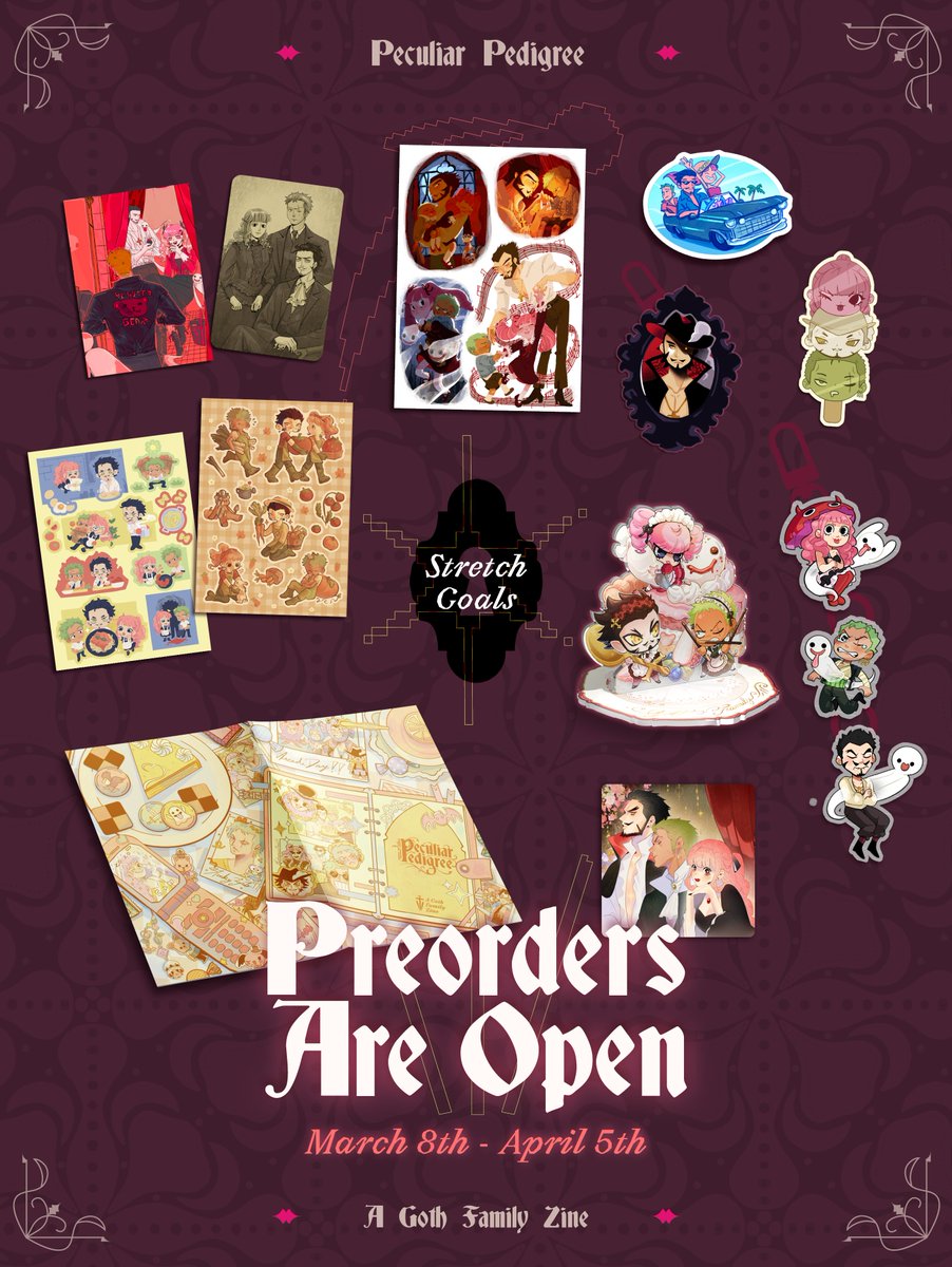 peculiar pedigree - a goth family zine tweet media