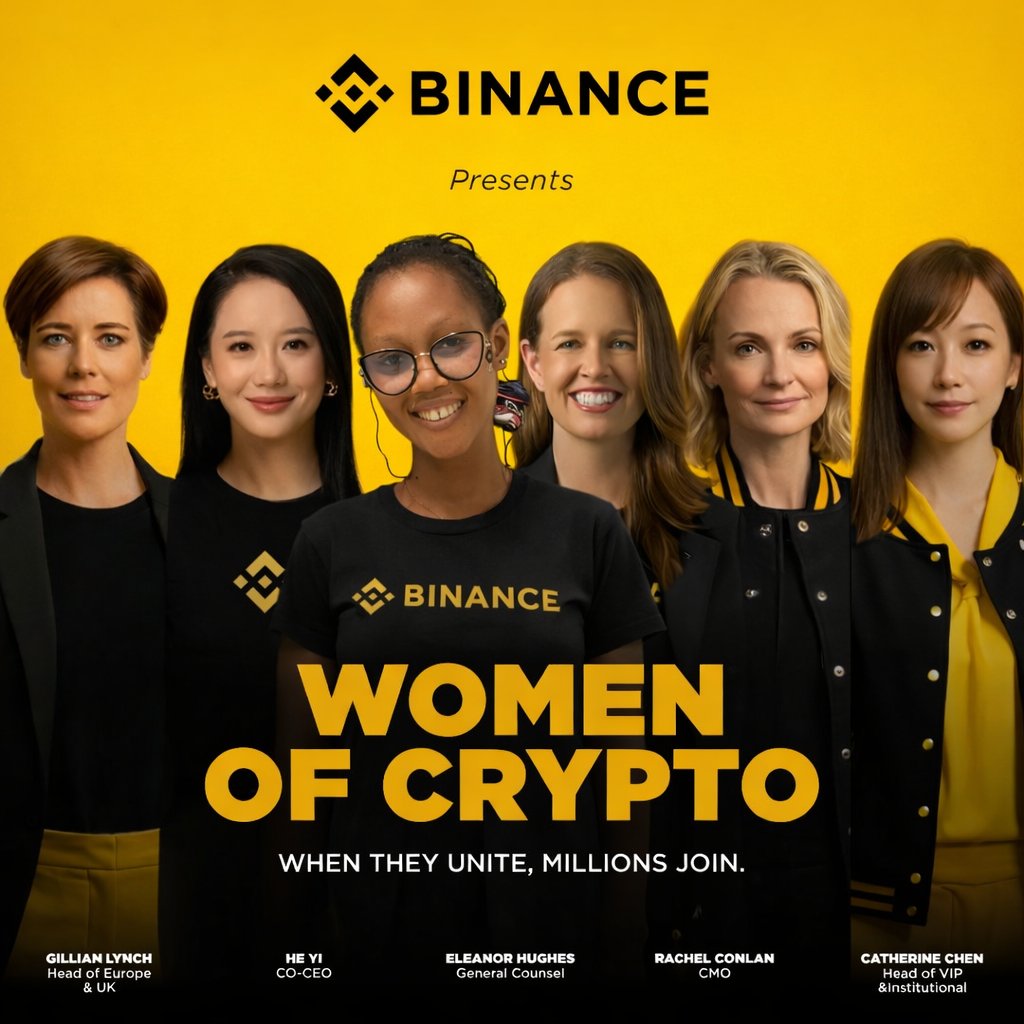 Empowered Women, Empower Women.

Binance celebrates the strength, resilience, and brilliance of women everywhere. Through initiatives like Binance International Women's Day, we're breaking barriers and creating opportunities. Keep shining all women across the globe.
#IWD2026