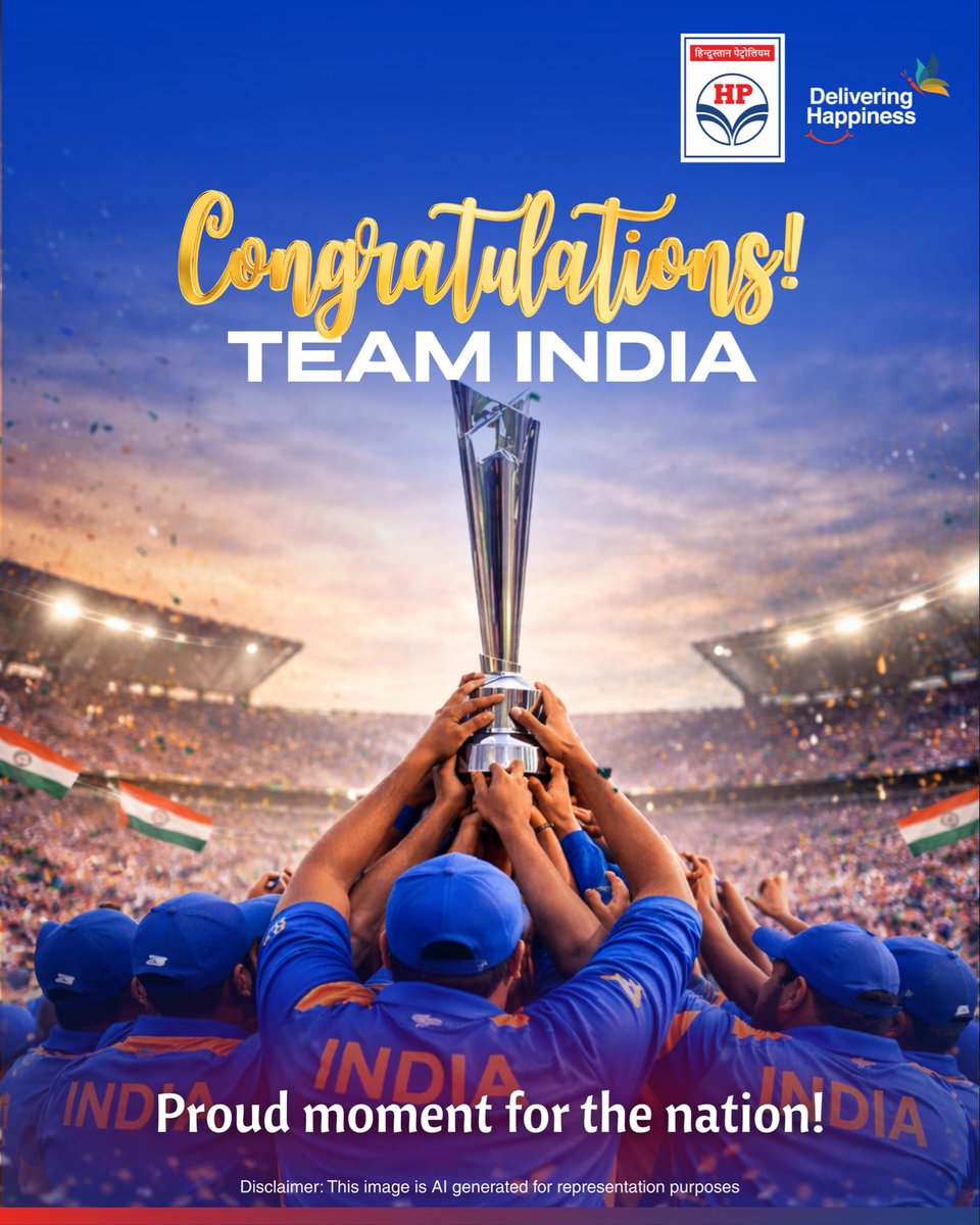 Congratulations Team India on a spectacular T20 victory! 🇮🇳🏏

A brilliant display of determination, teamwork, and skill that made the entire nation proud. Moments like these truly bring the country together in celebration.

<a href="/HardeepSPuri/">Hardeep Singh Puri</a> <a href="/PetroleumMin/">Ministry of Petroleum and Natural Gas #MoPNG</a> <a href="/TheSureshGopi/">Suressh Gopi</a>