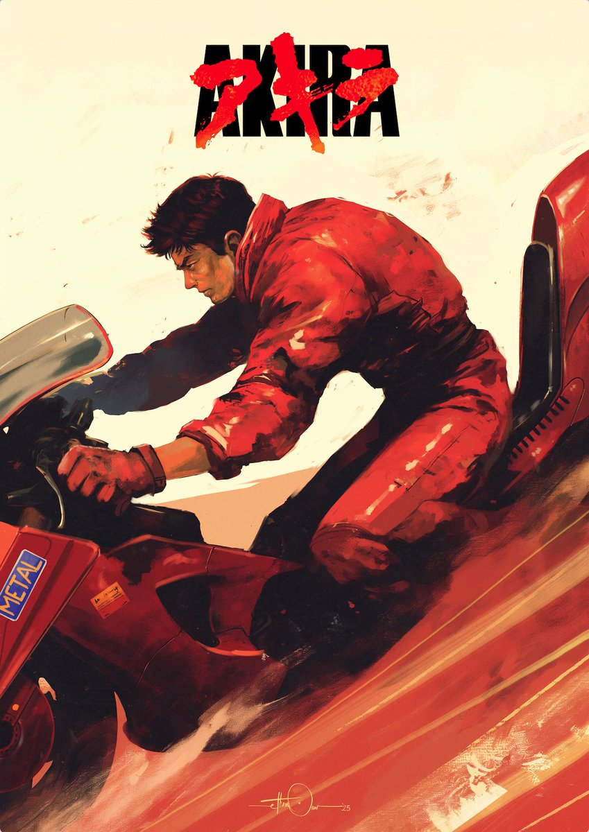 PosterEscape's tweet photo. Epic posters for Akira by @ethemonur 

#Akira https://t.co/8joS263rEW