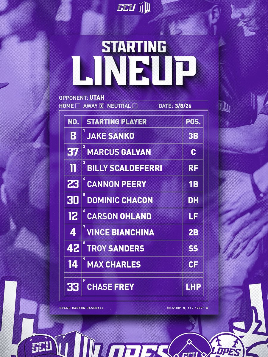 Grand Canyon Baseball tweet media