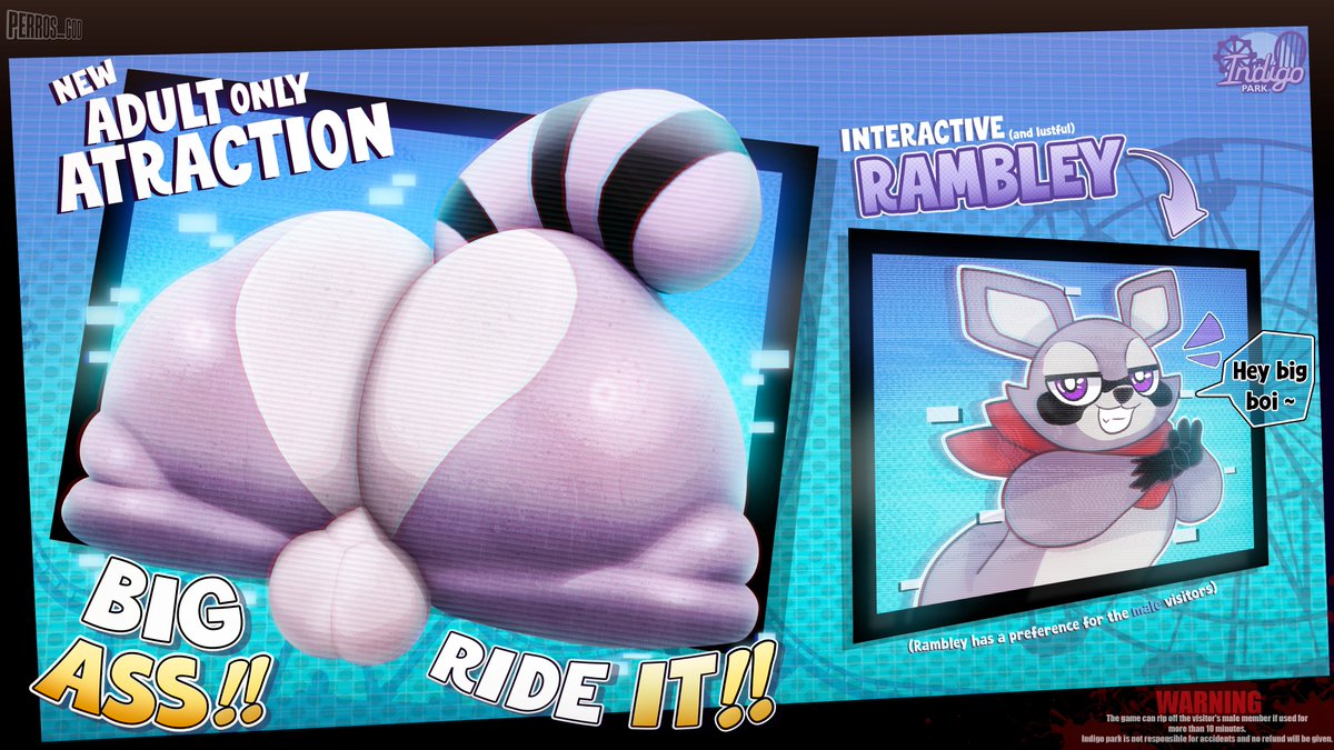 "Here in Indigo Park we also think about our adult visitors, so we and rambley have a surprise for you~"
-------------
(Hello guys, sorry for taking to long to publish something, some problems happened and I had to fix them, but dont worry I will try my best to publish more :3)