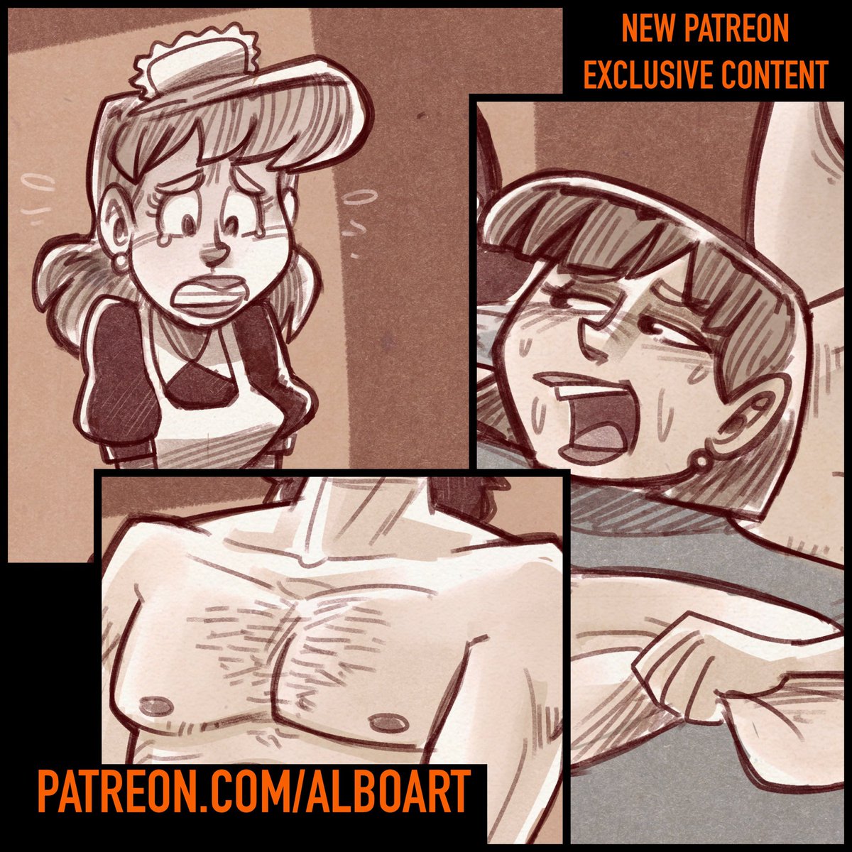 Albo draws lewds 🔞🏳️‍🌈 tweet media