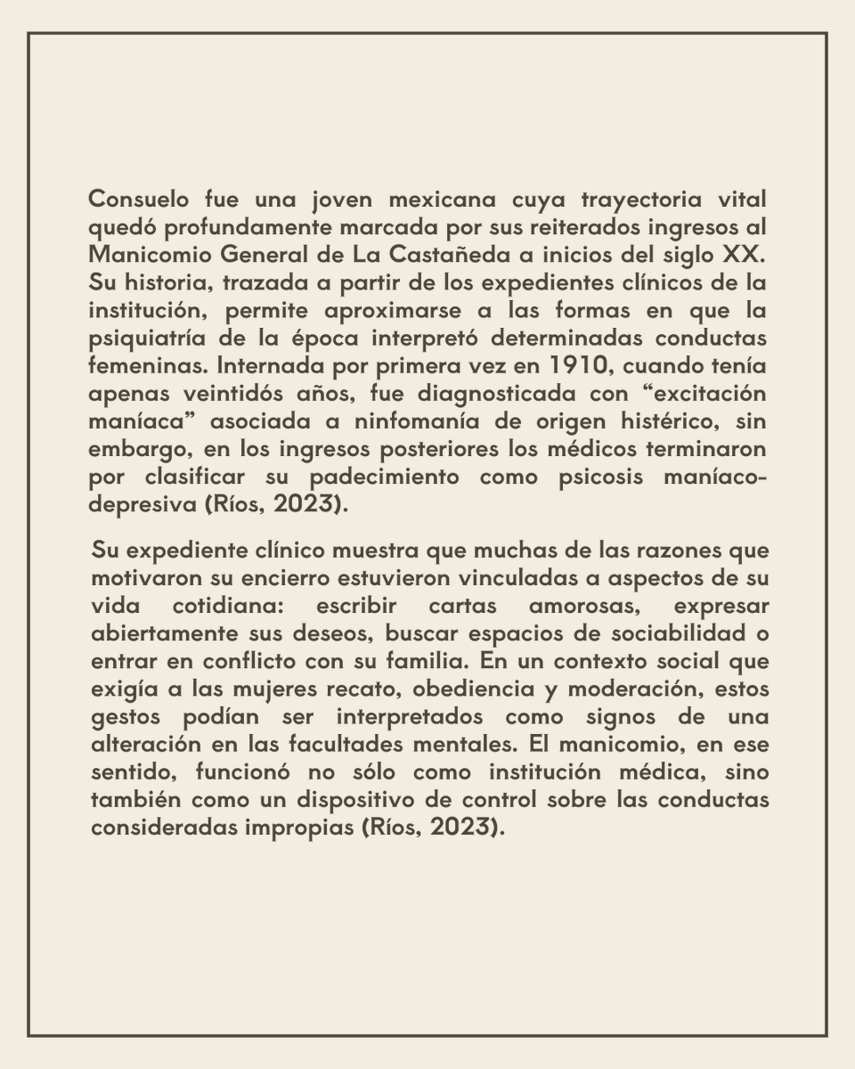 rhp_peru's tweet photo. 📚 Referencias bibliográficas:
Ríos, A. (2023). Consuelo y la vehemencia de los hombres. Instituto de Investigaciones Históricas. https://t.co/0FdUjTxkNf

Instituto de Investigaciones Históricas. (2023). Diario y dibujos de Consuelo. Instituto de Investigaciones Históricas. https://t.co/NzhZOe9ic4

Pueden seguirnos en nuestras otras plataformas:  Facebook: https://t.co/5zECe2KOcQ
Instagram: https://t.co/729YXNQvg5