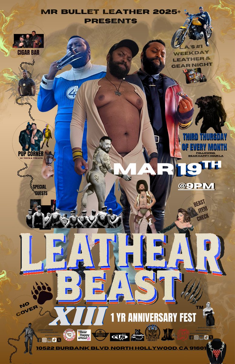 Hottesome ➡️Leather Beast XL tweet media