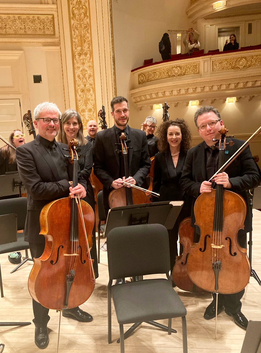 harwoodonline's tweet image. Carnegie ASMF lower strings.

@ASMForchestra #carnegiehall #cello #doublebass