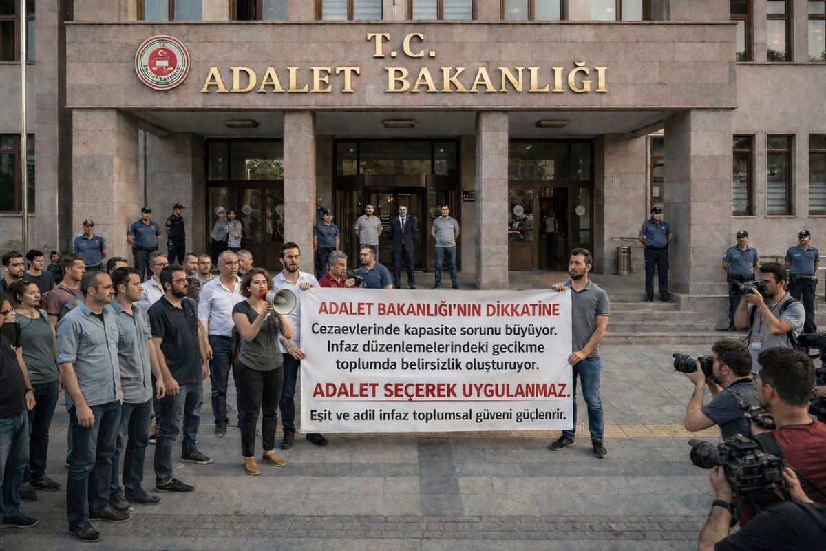 <a href="/abakingurlek/">Akın Gürlek</a> 8 MART’TA ADALET BEKLEYEN KADINLAR
8 Mart’ta kutlama yapılırken cezaevi kapılarında bekleyen anneler, eşler ve bacılar var. Adli tutsak yakınlarının yükü ağır. İnfaz düzenlemesi gecikmemeli.
Adalet gecikirse umut yorulur.
<a href="/abakingurlek/">Akın Gürlek</a> <a href="/adalet_bakanlik/">T.C. Adalet Bakanlığı</a> 
#8MartEmekçiKadınlarınGünü