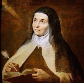 jdmccafferty's tweet image. Teresa of #Avila 1515 - 1582, nun,  founder, #writer #mystic co-patron of #Spain (British Museum/JMcC)