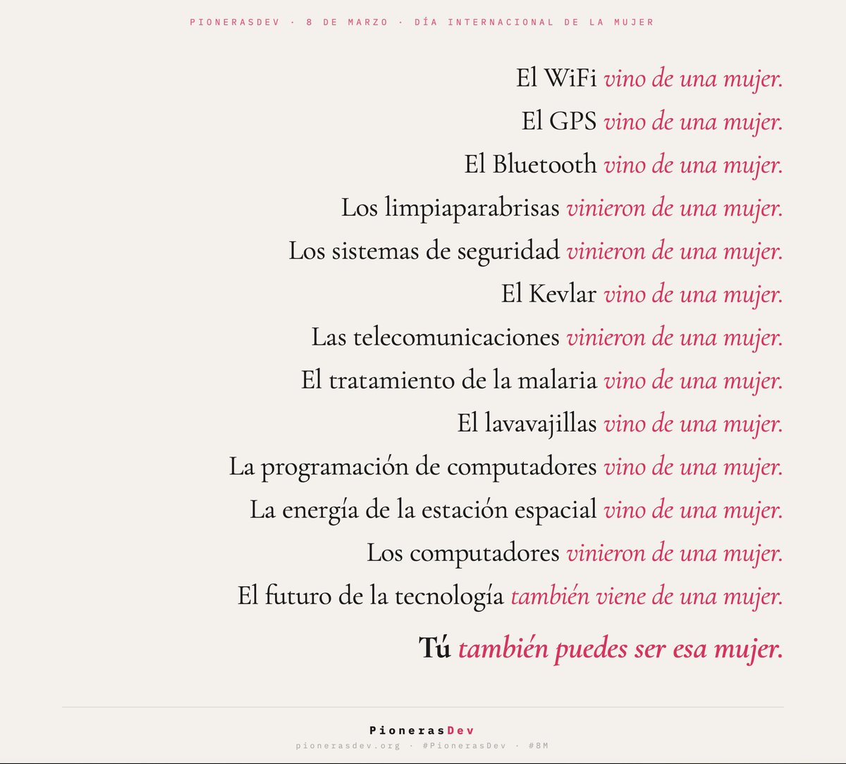 Pioneras tweet media