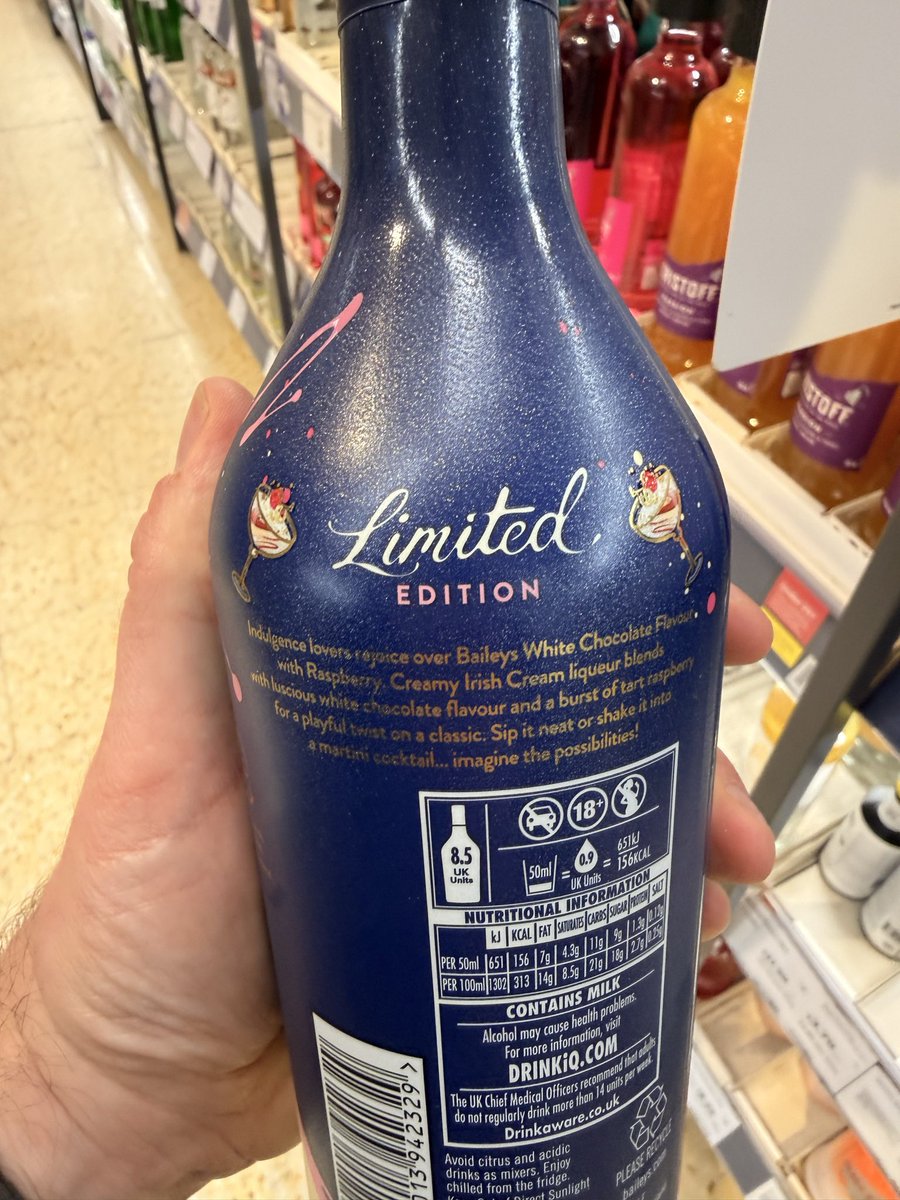 All_Things_New_'s tweet image. White Chocolate Raspberry Baileys! 🤍 At Sainsbury’s @BaileysOfficial #baileys #whitechocolate #raspberry #irishcream #wellthisisnew