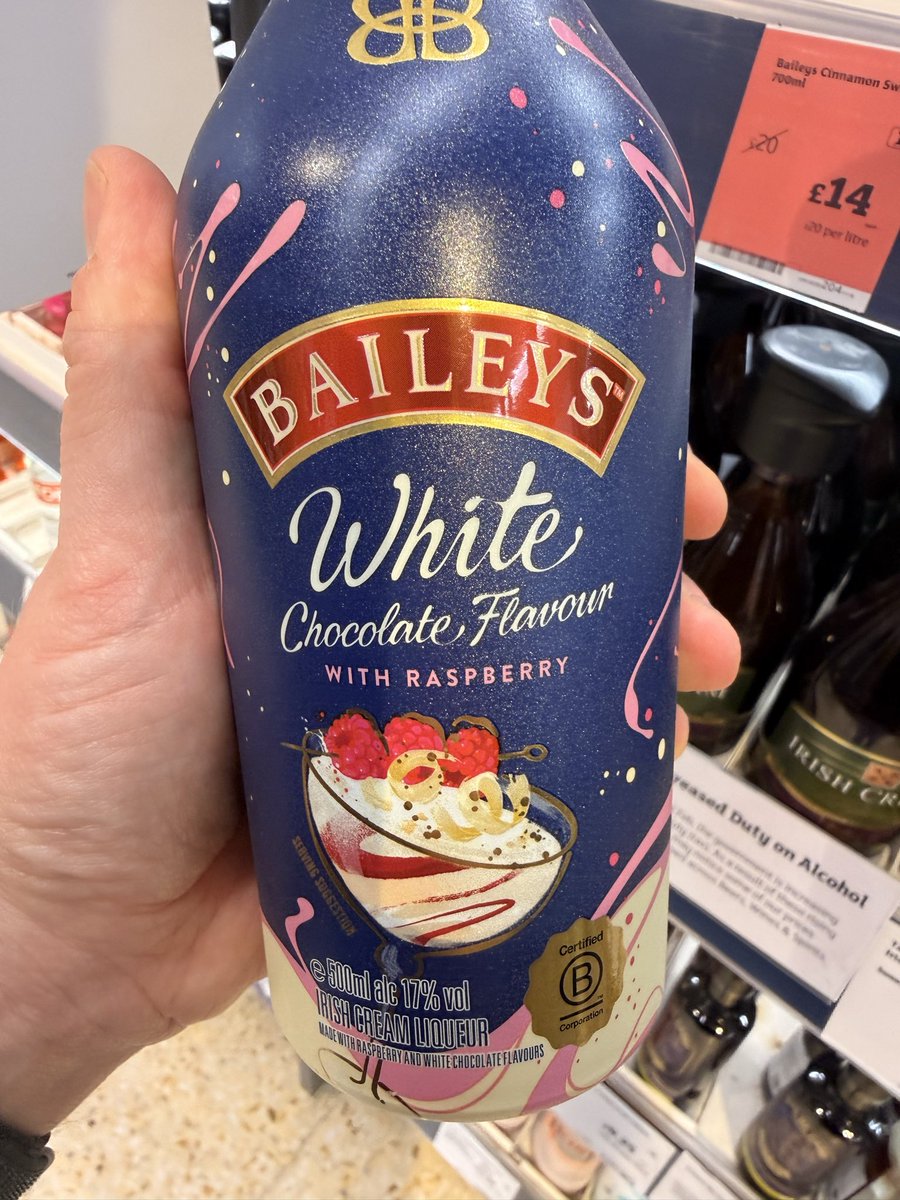 All_Things_New_'s tweet image. White Chocolate Raspberry Baileys! 🤍 At Sainsbury’s @BaileysOfficial #baileys #whitechocolate #raspberry #irishcream #wellthisisnew
