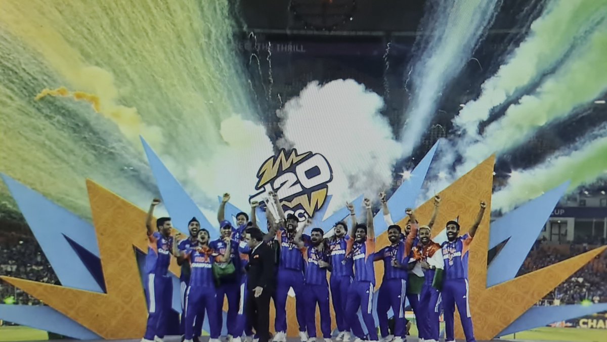 Nagraaj's tweet photo. #INDvNZ #ICCMensT20WorldCup
#T20WorldCup2026final
Congratulations 
Champion Team India 
🇮🇳 https://t.co/dMlWPv022j