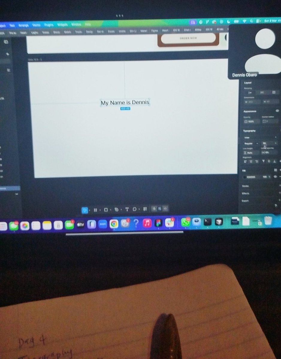 day 4 

day 4 was still on mastering UI with figma

we touched on typography as a design component font weights for design hierarchy, line heights for text, and letter spacing

we also touched on some shaping while designing
🧵👇