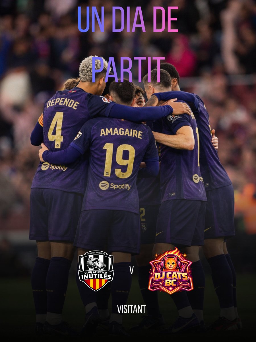 CA_Inutils's tweet photo. ⚔️ Seguent partido: 

🏆 Jornada 2
🆚 DJ Cat
🏟️Visitant 
📅 8 de marzo https://t.co/kbsnhHcPU2