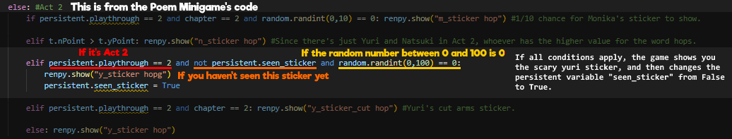 DDLC Fun Facts tweet media