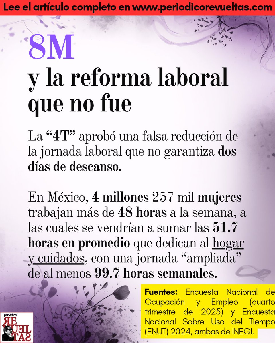prevueltas23's tweet photo. #8M y la reforma laboral que no fue

Artículo completo aquí:

https://t.co/bMDzkLFHxo https://t.co/st3UN1miZ3