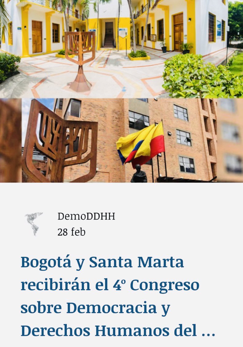 Congreso sobre Democracia y DDHH en América Latina tweet media