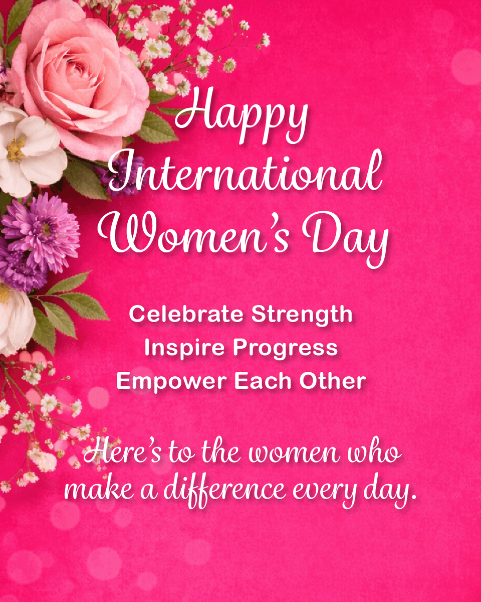 SenSigns's tweet photo. Happy International Women’s Day. Today we celebrate the strength, leadership, creativity, and resilience of women everywhere. Grateful for the women who inspire progress in our families, businesses, and communities every day.
#InternationalWomensDay #CelebrateWomen https://t.co/wkR2QgmCUZ