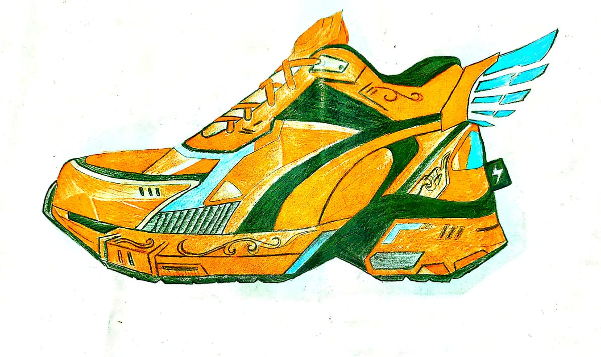 LEVI_3162's tweet photo. Entering the Legendary Sneaker design challenge⚡👟

A hand-sketched sneaker concept inspired by speed, energy, and futuristic style.

#STEPNLegendary #STEPN https://t.co/ucqmZMJ57m