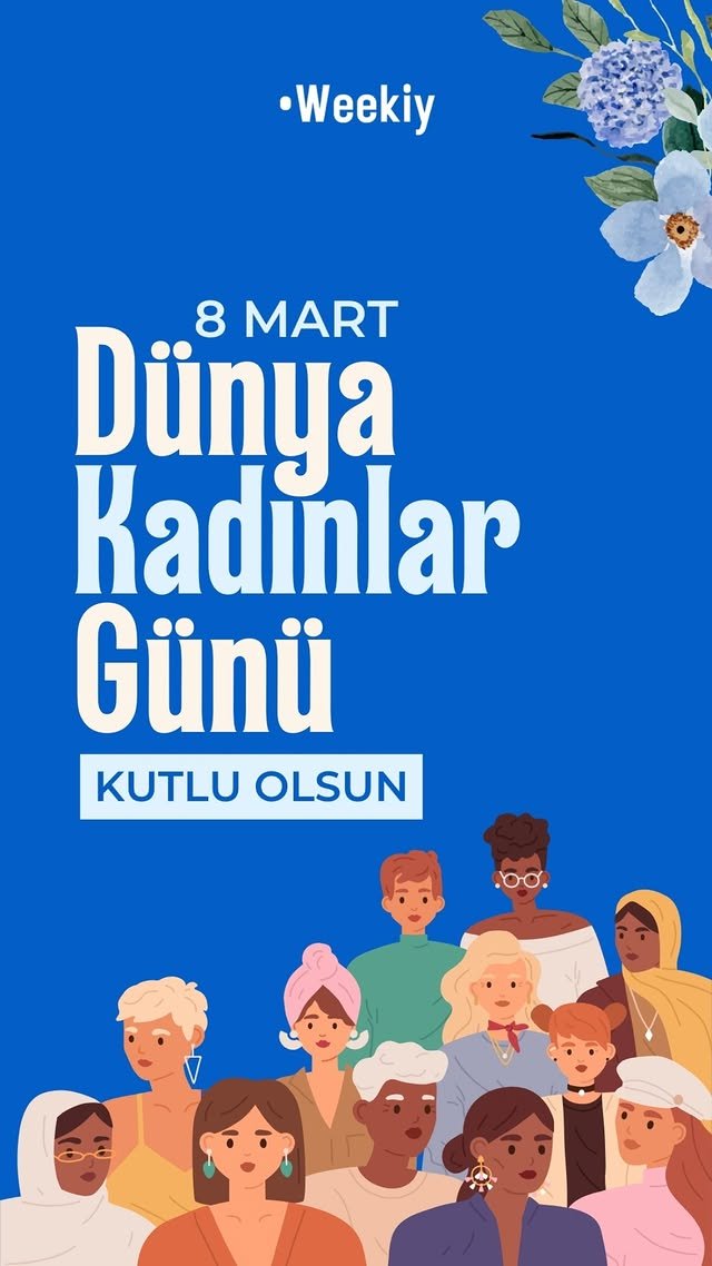 weekiy_com's tweet photo. Bugün ve her gün; emeğiyle, cesaretiyle, üretimiyle hayatın her alanını güçlendiren tüm kadınların Dünya Kadınlar Günü kutlu olsun. 🌸Hayatı güzelleştiren, değiştiren ve ileri taşıyan tüm kadınlara saygıyla.#DünyaKadınlarGünü #8Mart  #8MartDünyaEmekçiKadınlarGünü #kadinlargunu #8MartDünyaKadınlarGünüKutluOlsun