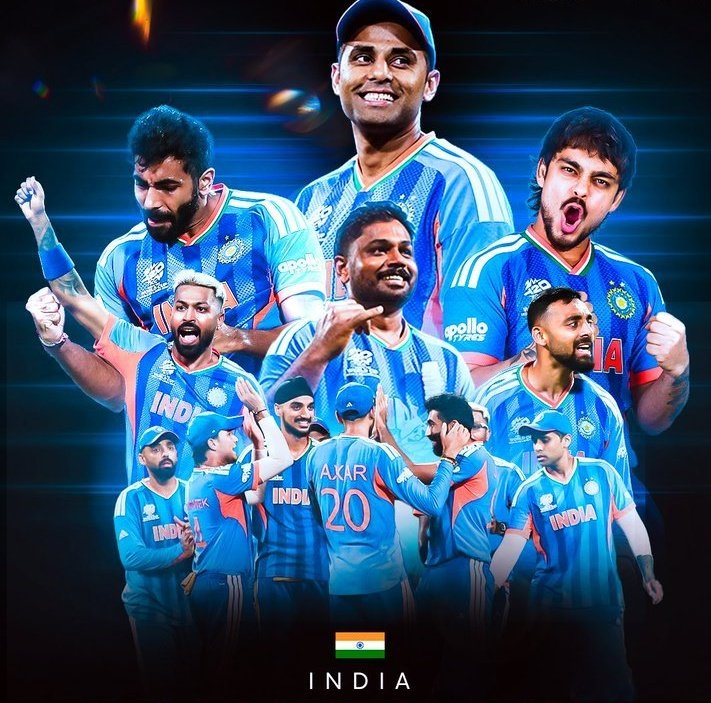 pr_prashantraj's tweet image. “स्टेडियम कभी पनौती नहीं होता, ये तो सिर्फ मेहनत और किस्मत का खेल है।
जहाँ खिलाड़ी दिल से खेलते हैं, वही मैदान जीत की पहचान बन जाता है।
” 🏏🇮🇳“नीले जर्सी का जलवा फिर छा गया,
भारत ने T20 वर्ल्ड कप जीतकर इतिहास रचा दिया! 🇮🇳🏆”
#T20WorldCup2026 #WinningTeam #TeamIndia