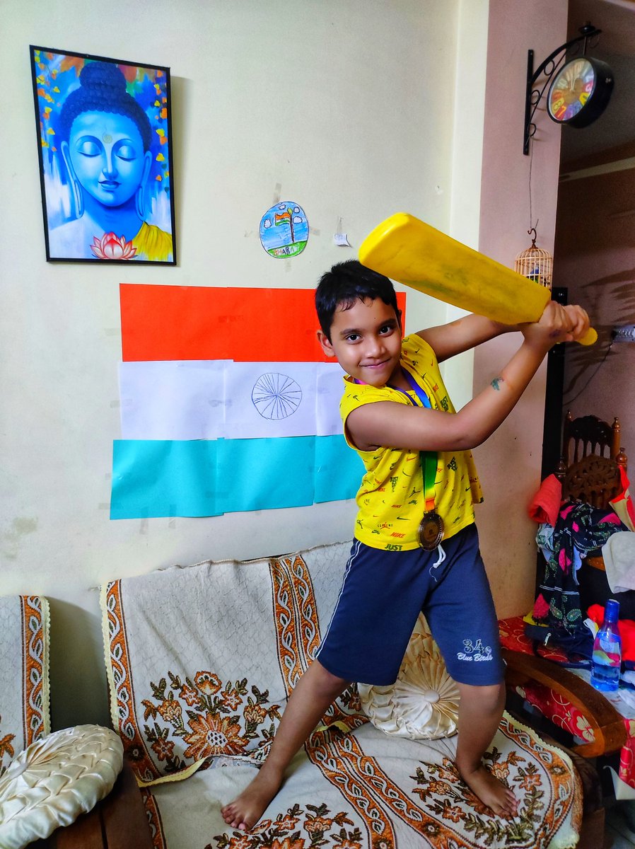 aridev009's tweet photo. A new fan of #IndianCricketTeam after winning of #WorldCup2026 #Final #INDvNZ .. https://t.co/dg2yVE57SM