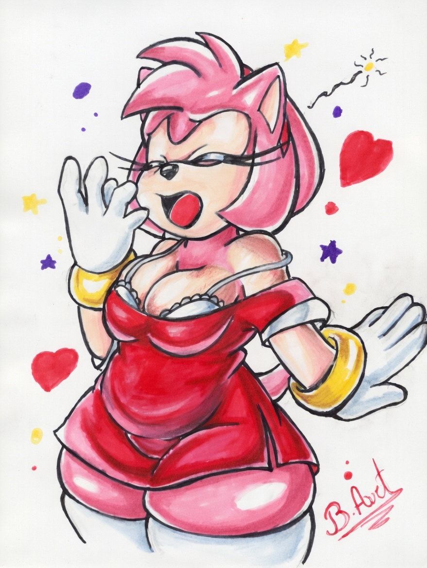BWerehog's tweet photo. un dibujito de la Amy 👀

#amyrose #drawings #art #sonicart https://t.co/J4yqPw4bnl