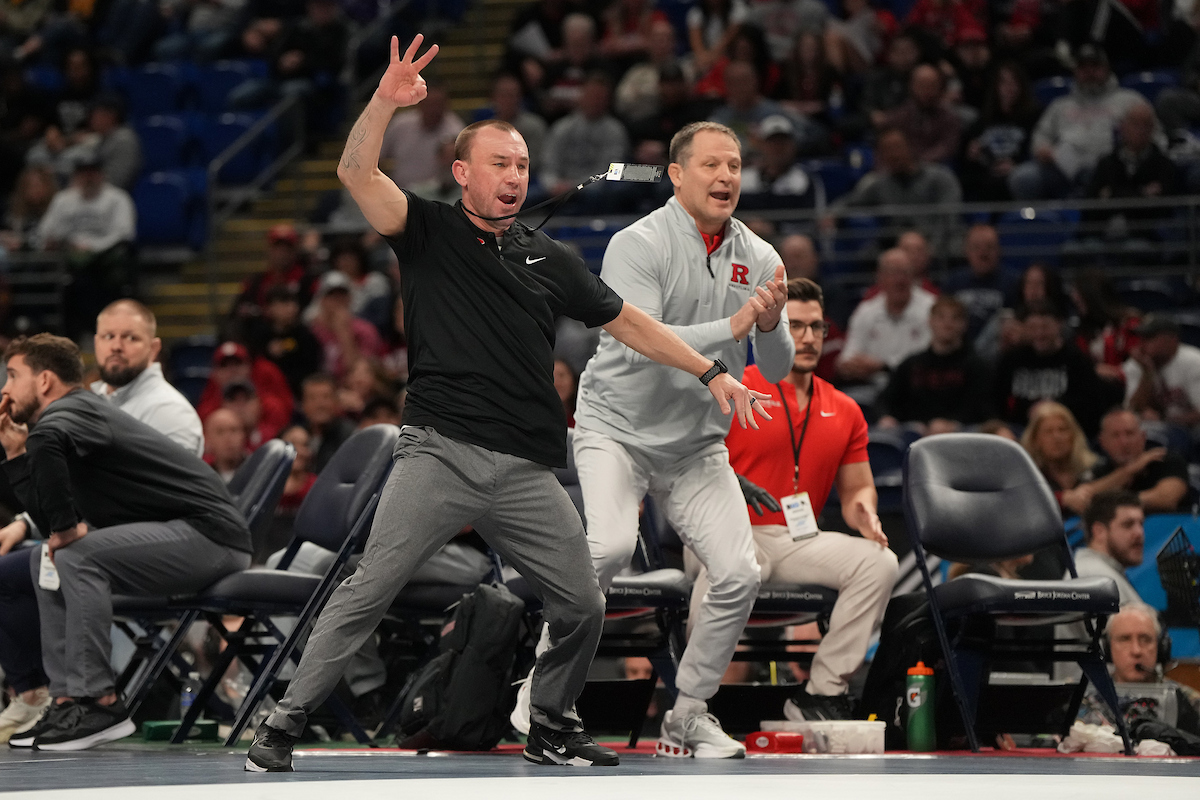 How about this BOOM!?!

For just the fourth time in program history, we're bringing eight or more Scarlet Knights to the <a href="/NCAAWrestling/">NCAA Men's Wrestling</a> Championships!

#RelentlessPursuit | #GoRU