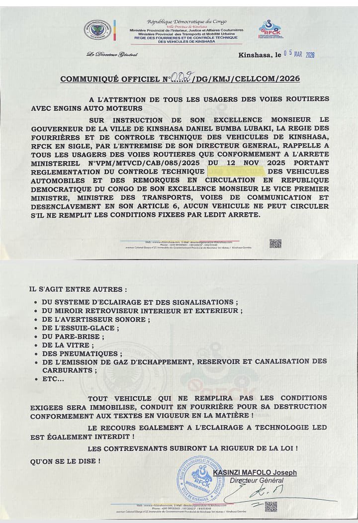 Gouvernorat de Kinshasa tweet media