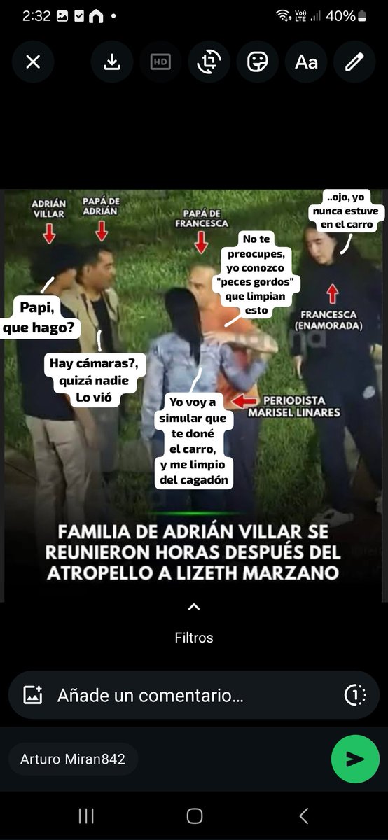 Raulqr2's tweet photo. @noticiAmerica Para eso no estaba en "shock"
Buscó #PecesGordos para salir libre
Ojalá de pudra en la cárcel
NO a la #impunidad
#JusticiaParaLizeth
@FiscaliaPeru
#HOMICIDIODOLOSO
#HOMICIDIODOLOSO
Cárcel para la #ENCUBRIDORA Marisel Linares
Muxha gente lo encubrió
@Cuarto_Poder https://t.co/mllleTZ4xR