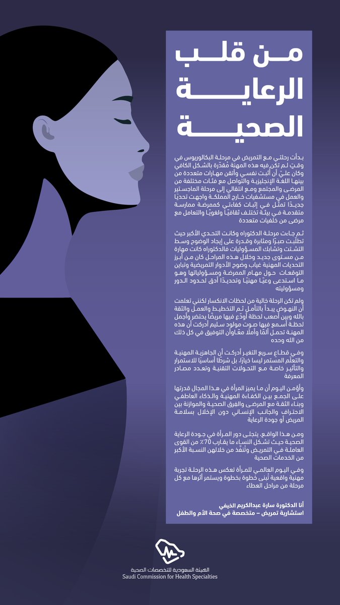 هيئة التخصصات الصحية tweet media