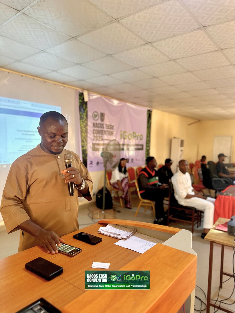 nacosebsu's tweet photo. We sincerely appreciate Ozichukwu Smart Mbam and the Teqhitch ICT Academy team for their remarkable impact and the insightful workshop session delivered during the NACOS EBSU Convention grand finale .

The impact of your contribution will continue to influence and motivate many. https://t.co/ClVxlnMYRa
