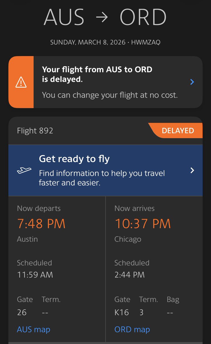 K_Schro's tweet photo. Need to get home for a funeral. wtf is going on @AmericanAir https://t.co/oMjiv3BPyq