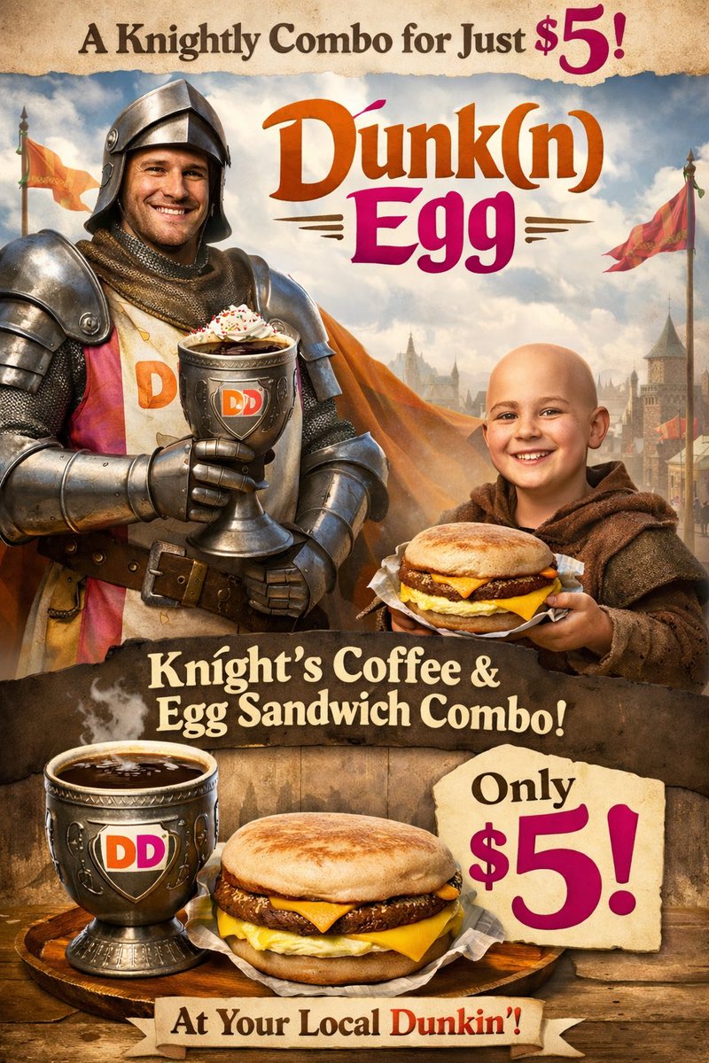 ducebagg's tweet photo. Your move @dunkindonuts @HBO https://t.co/caMLwPG0HE