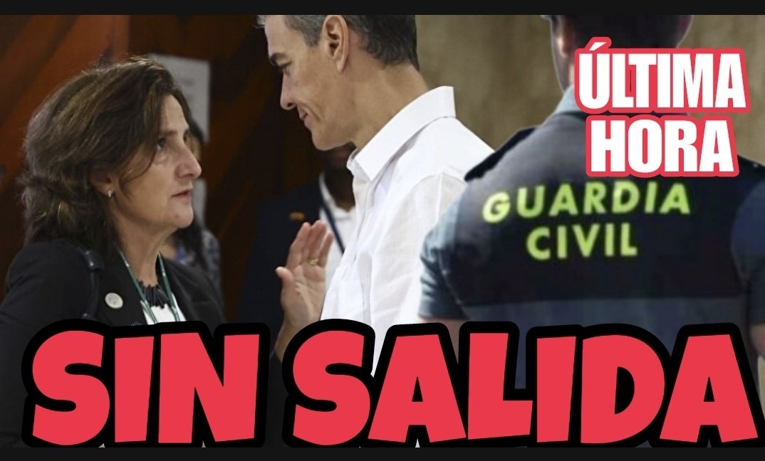 🔴NOTICIA URGENTE🔴
Se ha filtrado el Informe de la Guardia Civil de la nueva y brutal trama de corrupción del Gobierno de Pedro Sánchez que ya ha provocado numerosas detenciones y 10 registros en una pieza judicial secreta.

"Presuntamente" se trata cientos de millones de € a