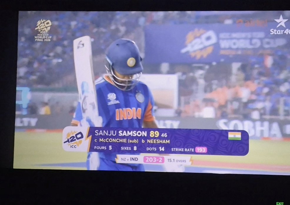 Sunshine_blosso's tweet photo. Proud of you dear @IamSanjuSamson https://t.co/DgudLyuxIK