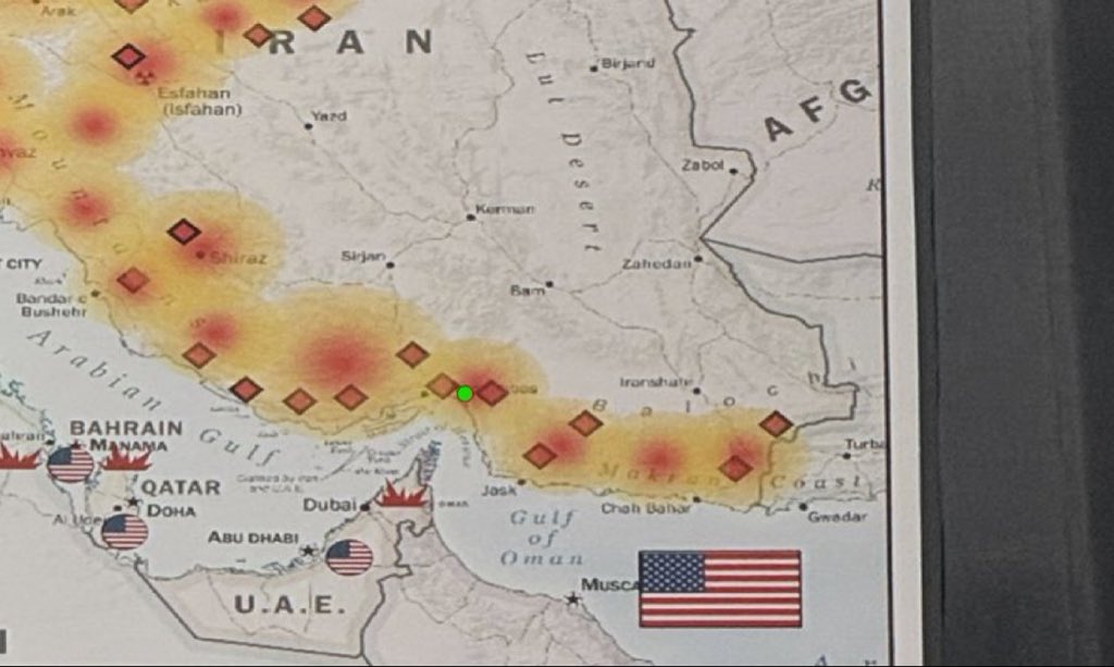 SuppressedNws1's tweet photo. ⚡️🇺🇸BREAKING: Geolocation and evidence contradicts Trump’s claim of Iran striking the school (TRUMP LIED).

New footage shows a U.S. Tomahawk missile striking an IRGC facility in Minab, Iran, on Feb 28, confirming the strike occurred near a girls’ school where 175 people were reportedly killed. 

The video, released by Mehr News and geolocated by Bellingcat, shows smoke already rising from the school area meaning the initial strike directly targeted the school and according to Reuters the school was struck twice within 40 minutes.

The U.S. is the only party in the war known to use Tomahawk missiles.

The strike location also matches a U.S. Department of Defense map placing the school within the strike zone [Green dot on map in image 3].

Credit:@Easybakeovensz