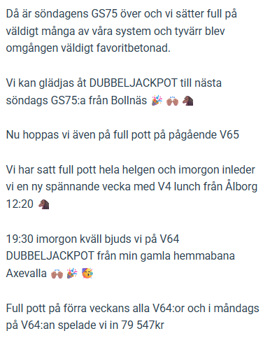 Gotl4nd's tweet photo. FULL POTT PÅ ALLT!!!

Det gläds vi åt! 

#Eller? https://t.co/784uNtbcCe